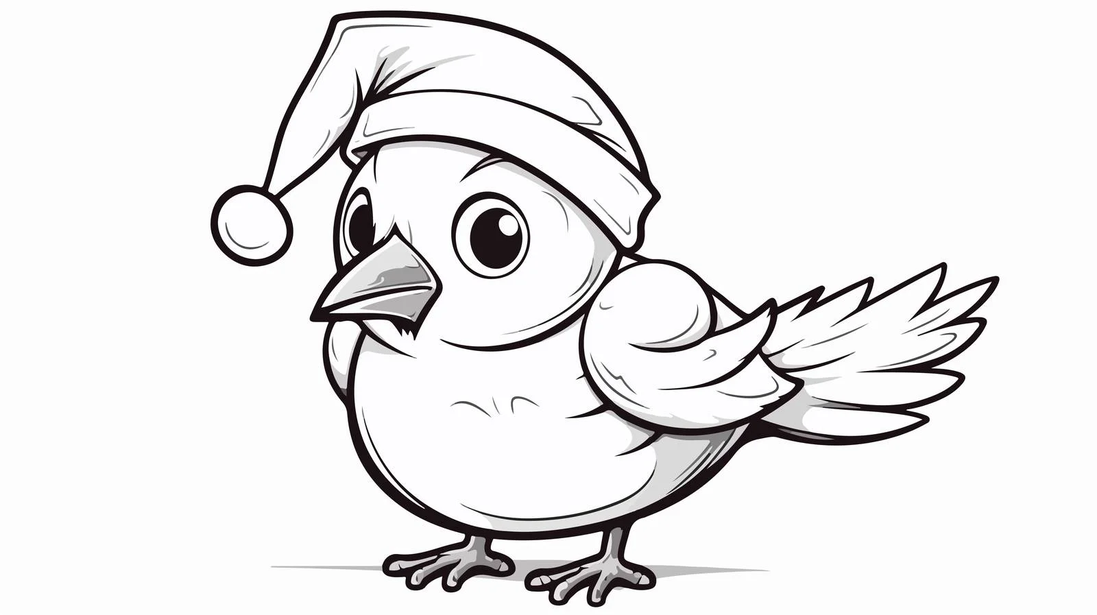 Whimsical Cartoon Christmas Robot Sketch — free download from Dotvec