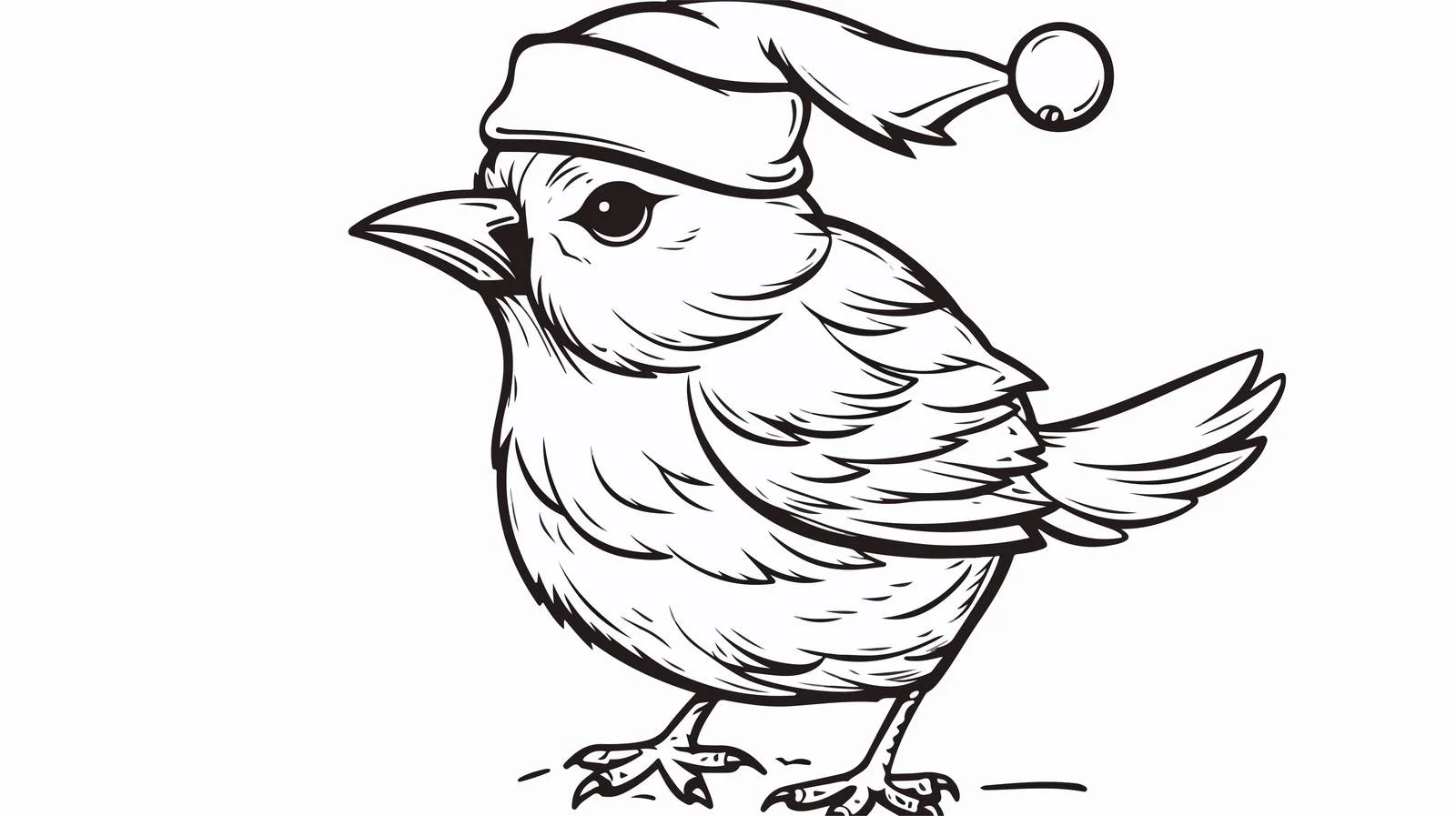 Christmas Robotic Character Sketch — free download from Dotvec