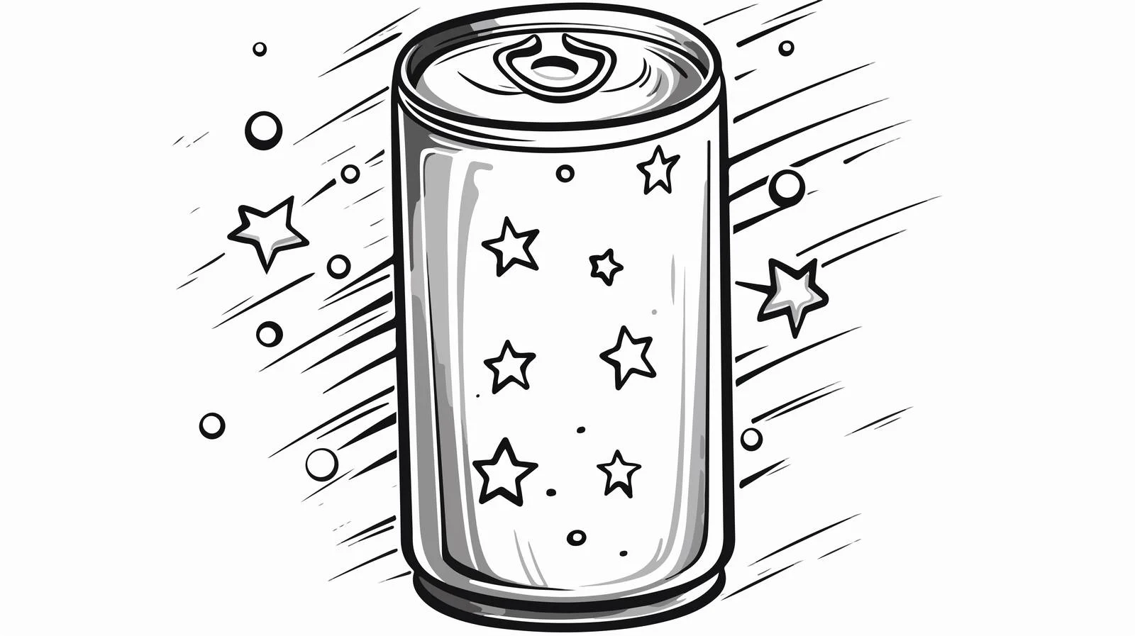 Hand-drawn Fizzy Drink Cartoon Image — free download from Dotvec