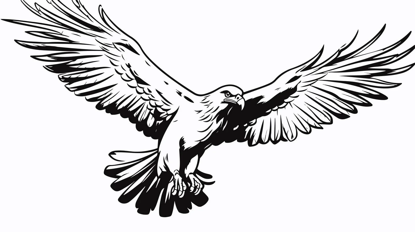 Whimsical Flying Bird Cartoon Illustration — free download from Dotvec