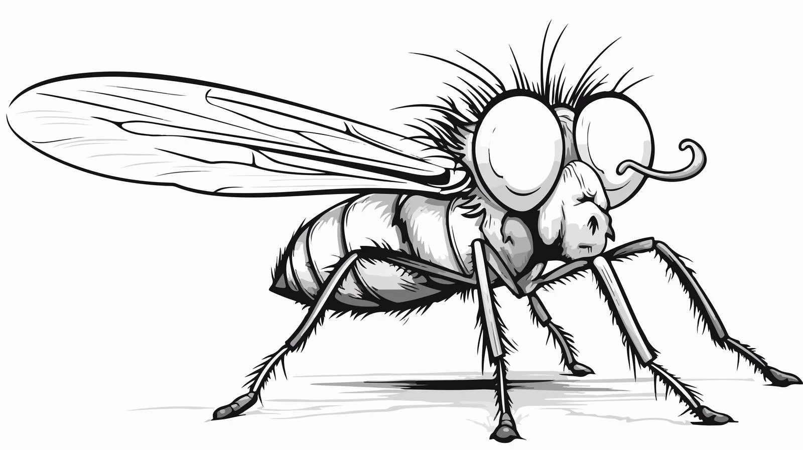 Whimsical Cartoon Fart Illustration — free download from Dotvec