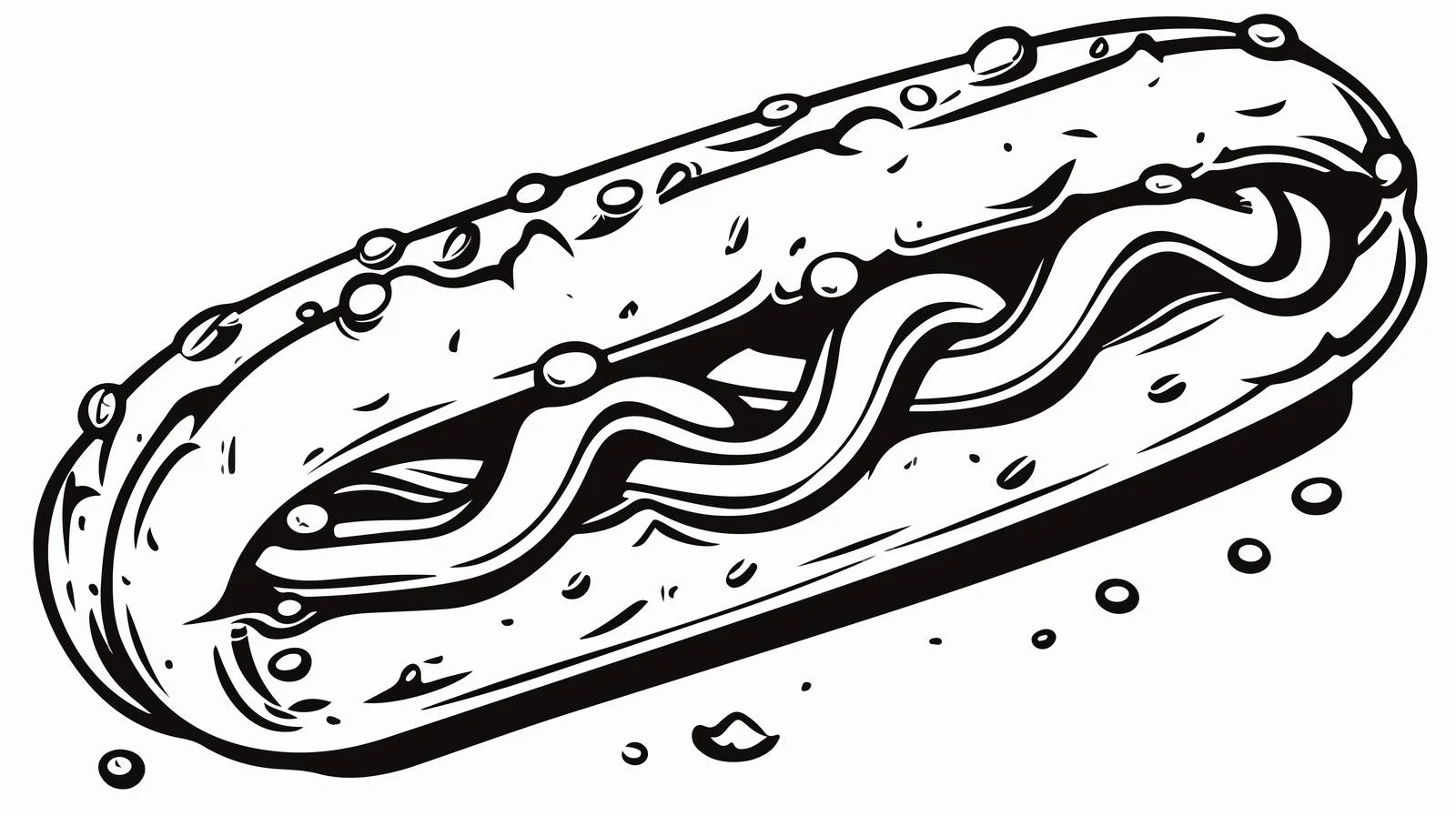 Whimsical Hotdog Cartoon Illustration — free download from Dotvec