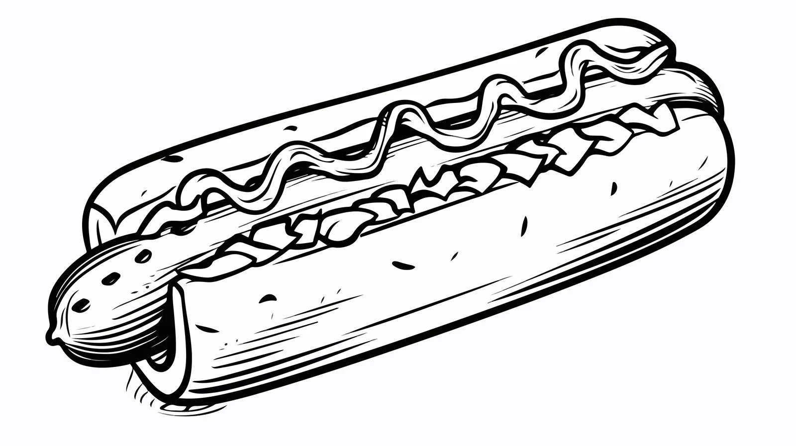 Whimsical Hotdog Cartoon Illustration — free download from Dotvec