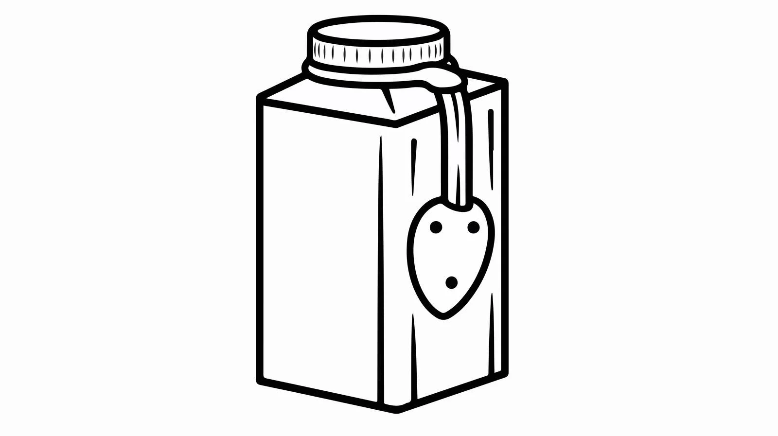 Hand-drawn Juice Box Cartoon — free download from Dotvec