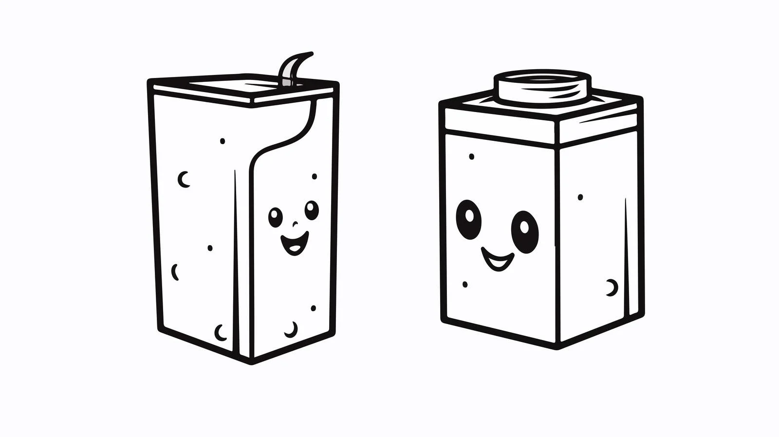 Hand-Drawn Juice Box Cartoon Illustration — free download from Dotvec