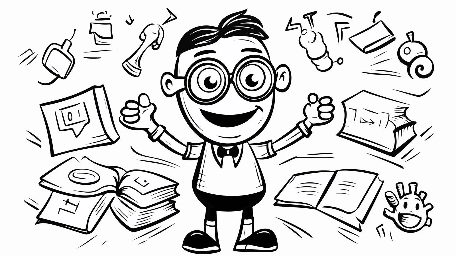 Hand-Drawn Learn Symbol — free download from Dotvec