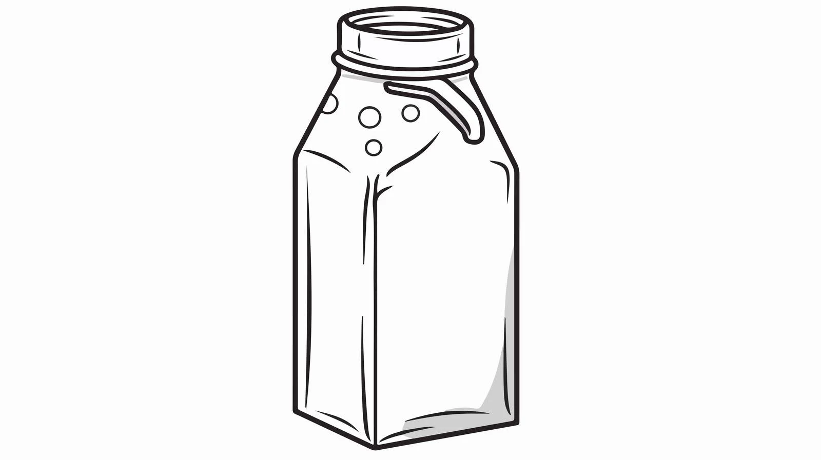 Cartoon Milk Carton Illustration — free download from Dotvec