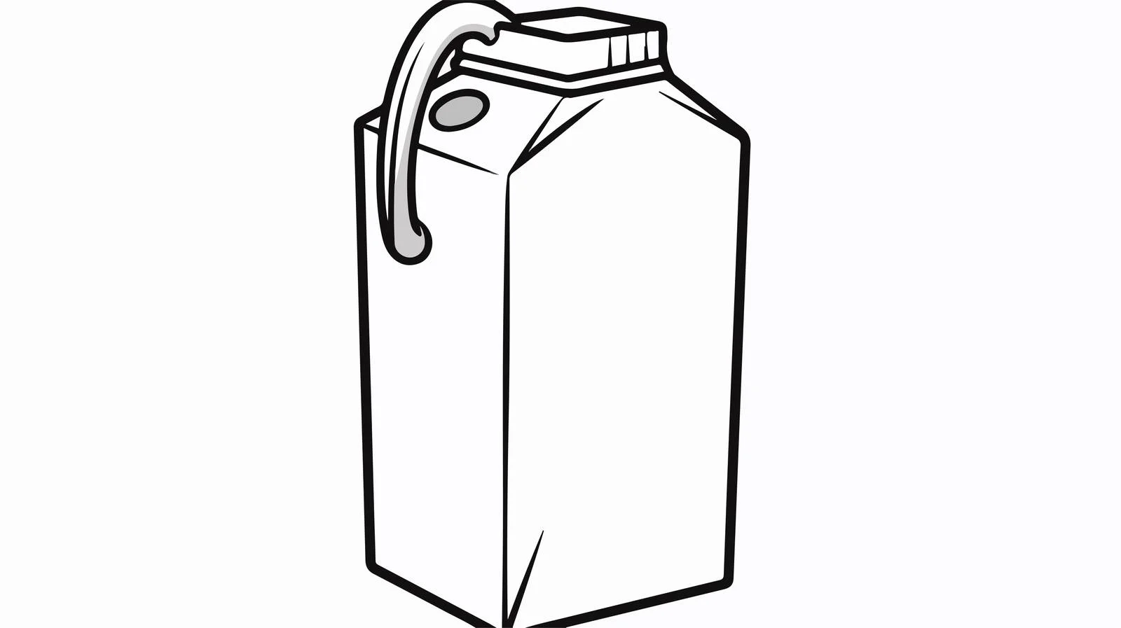 Hand-drawn Milk Carton Illustration — free download from Dotvec