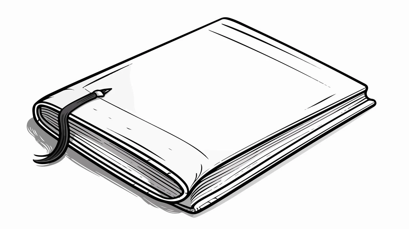 Cartoon Note Book Sketch Image — free download from Dotvec