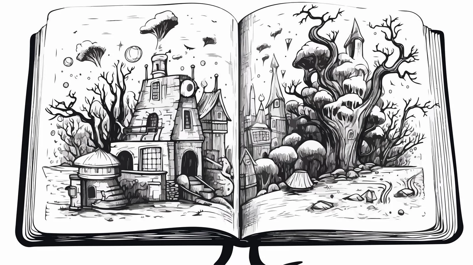 Cartoon Notebook Sketch — free download from Dotvec