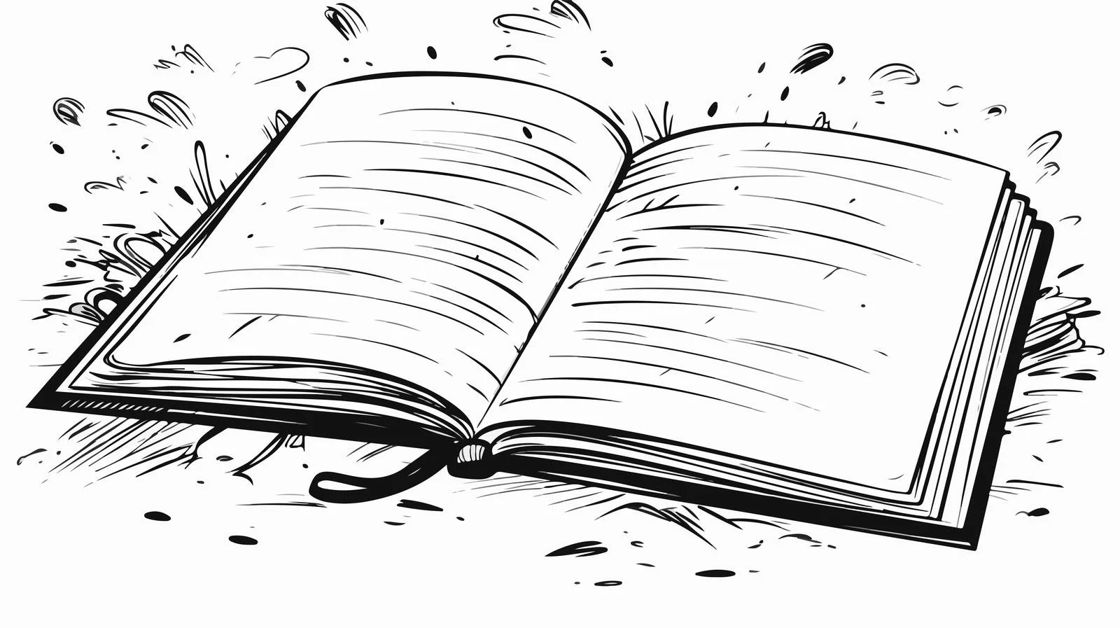 Cartoon Style Note Book Illustration — free download from Dotvec