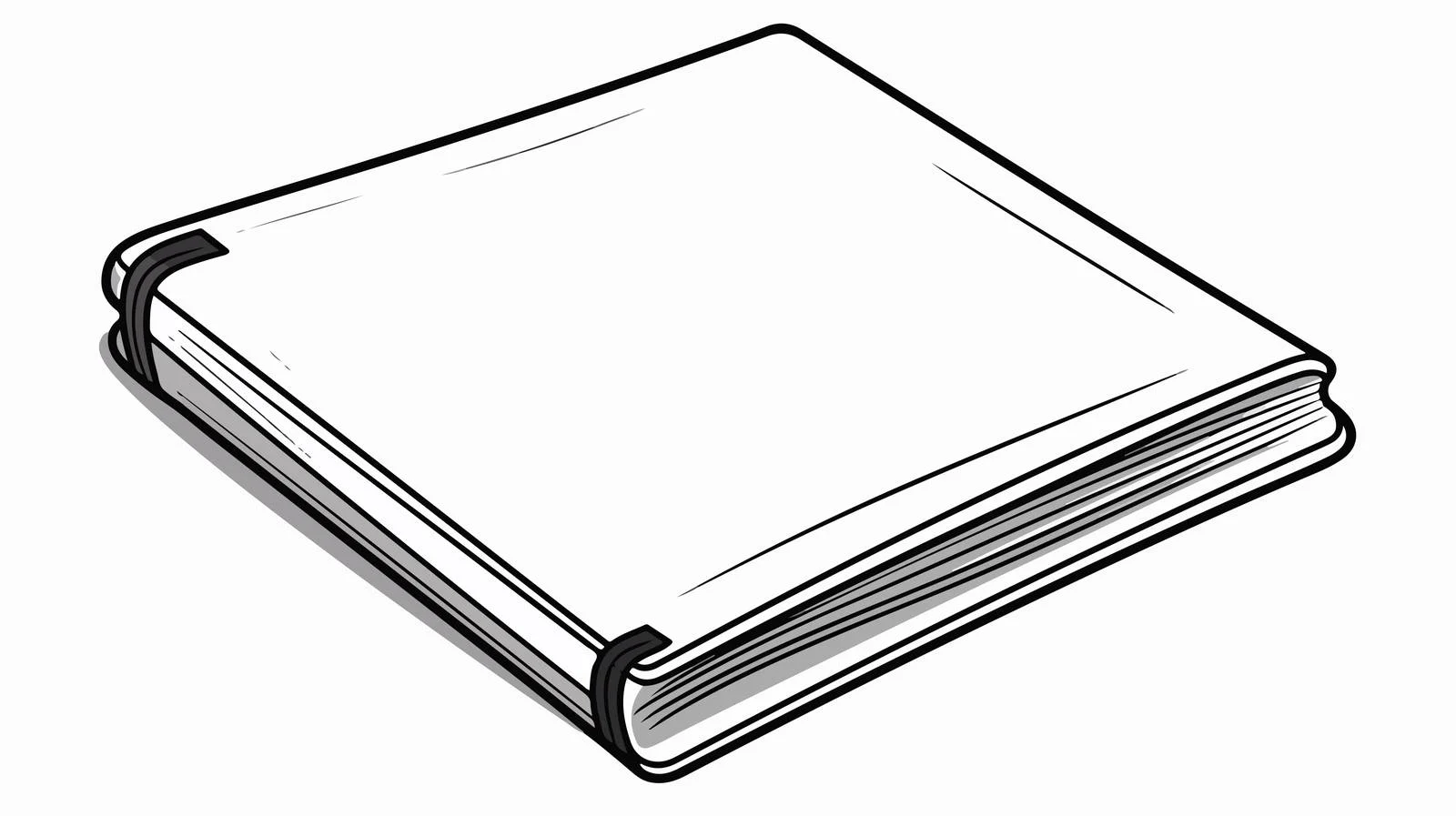 Cartoon Notepad Sketch — free download from Dotvec
