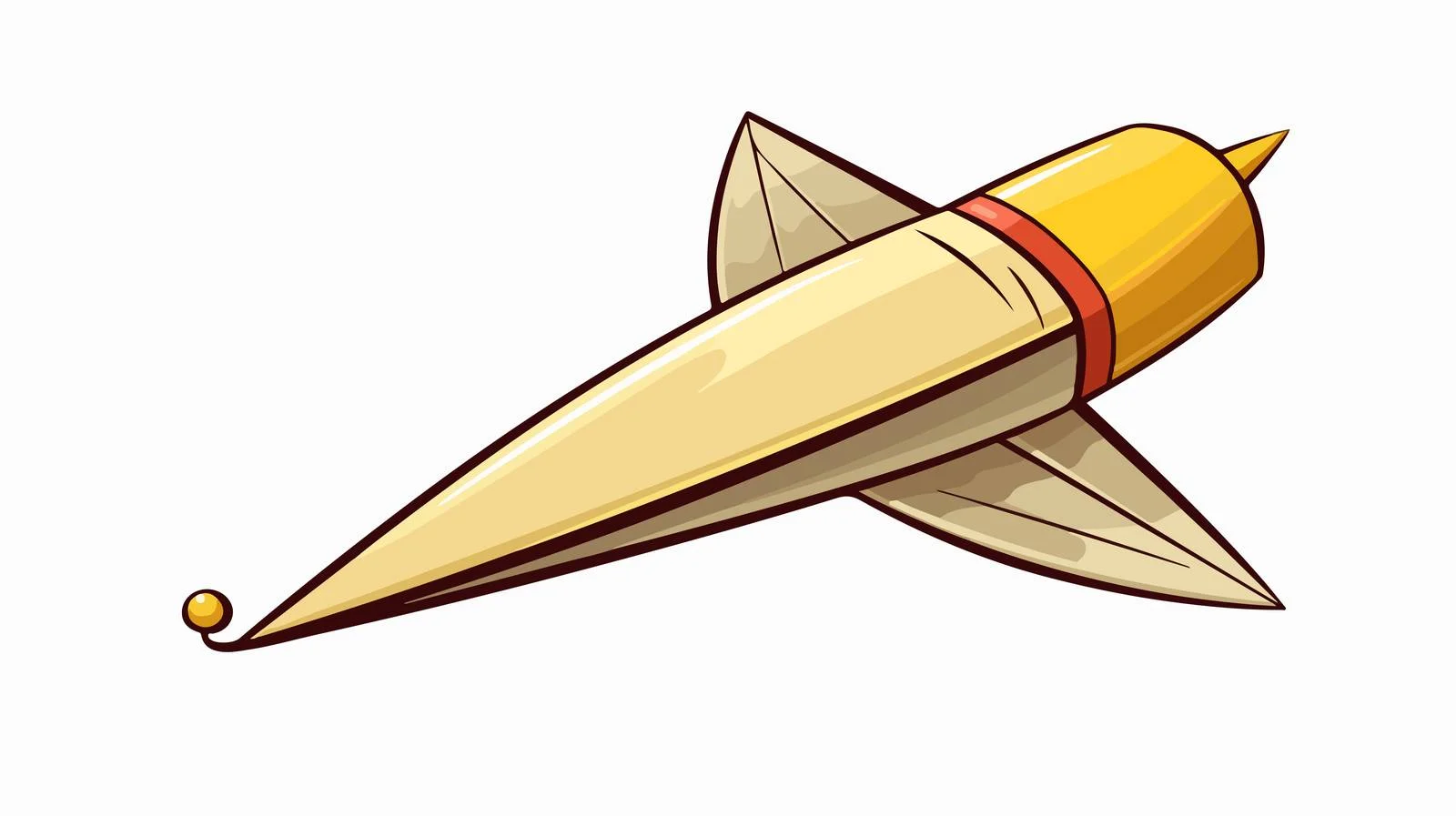 Cartoon Paper Airplane Illustration — free download from Dotvec