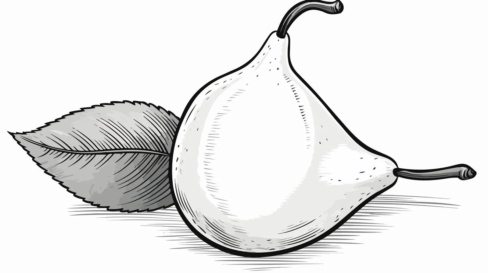 Cartoon Pear Illustration — free download from Dotvec