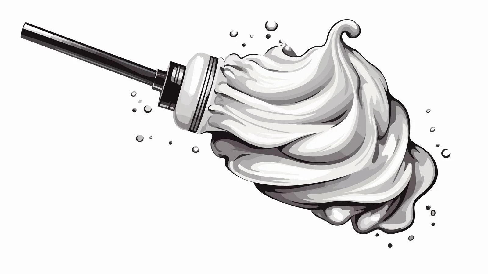 Whipped Spray Cartoon Illustration — free download from Dotvec
