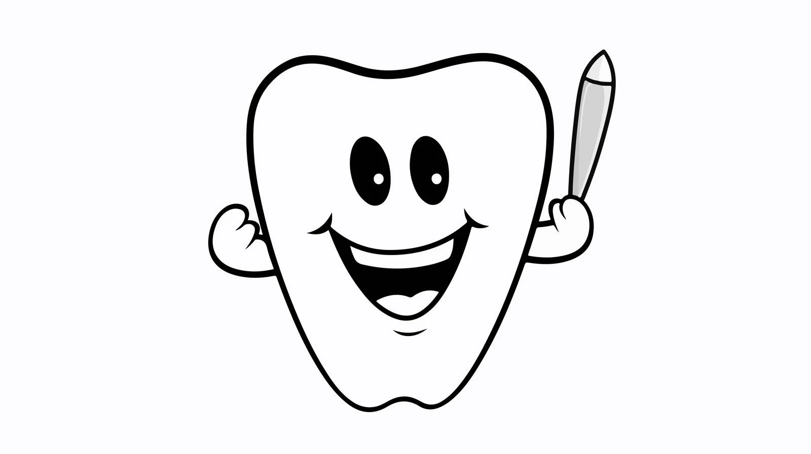 Cartoon Toothbrush Illustration — free download from Dotvec