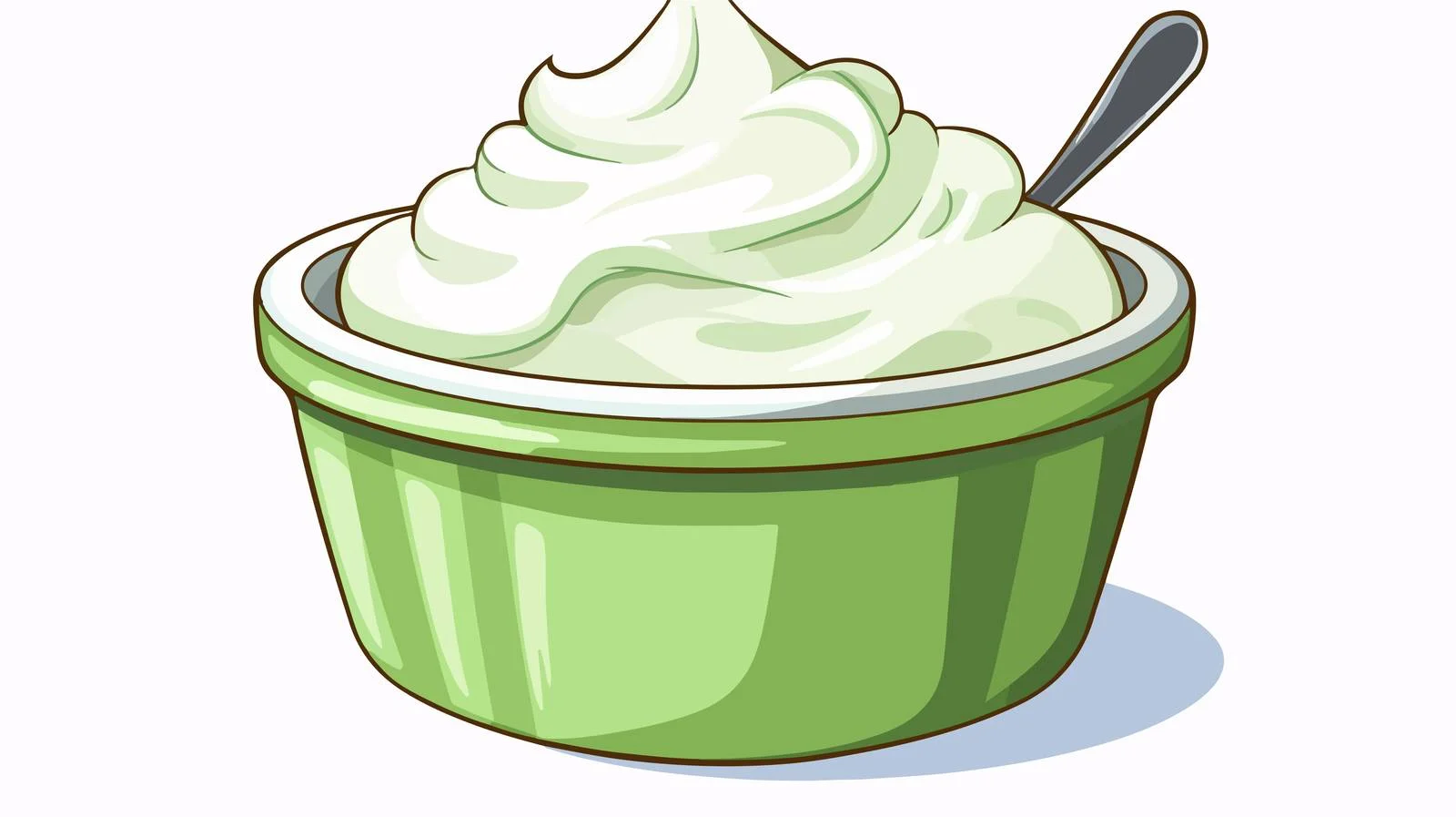 Hand-drawn Cartoon Yogurt Stock Image — free download from Dotvec