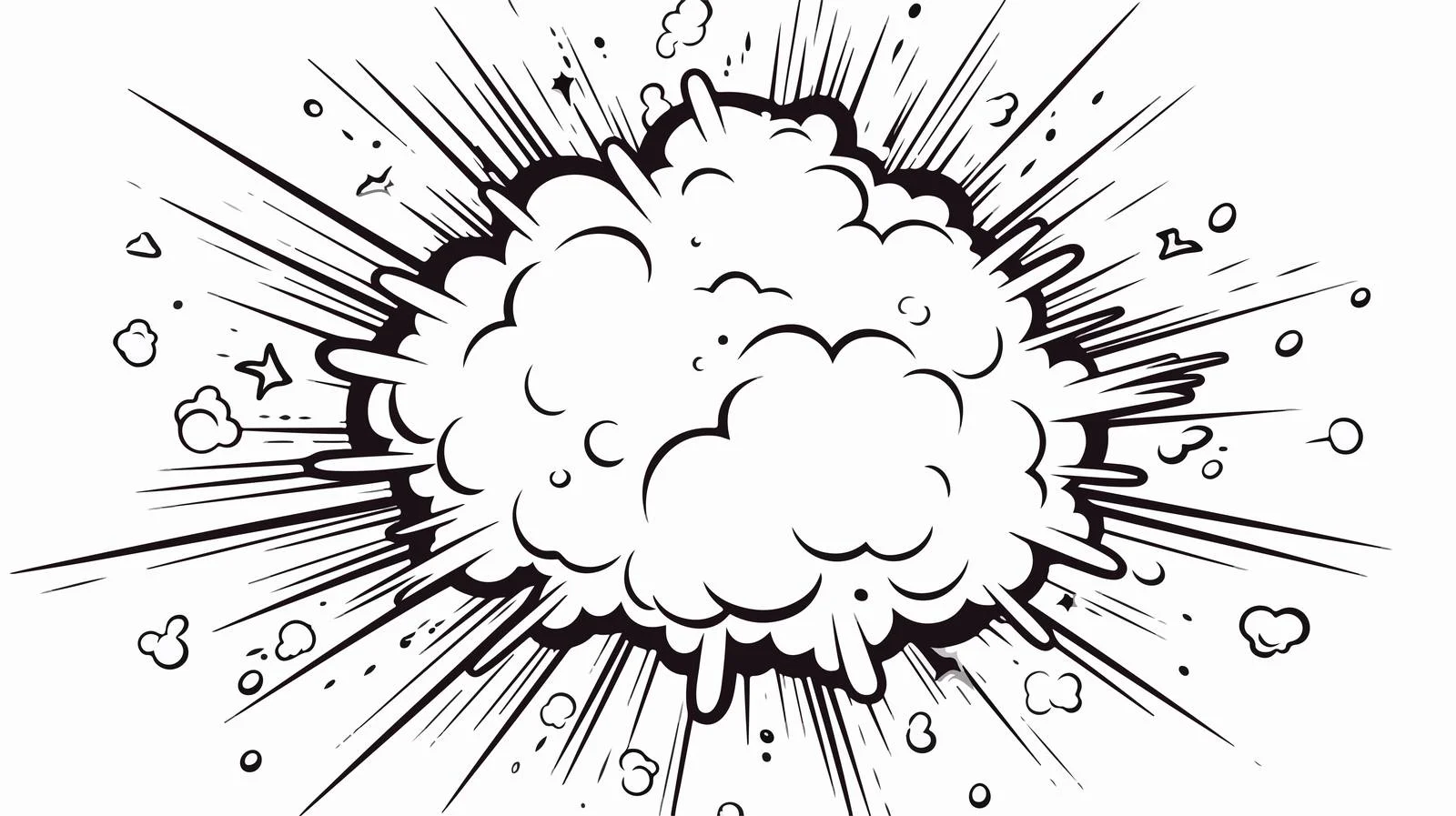 Explosive Comic Cartoon Stock Illustration — free download from Dotvec