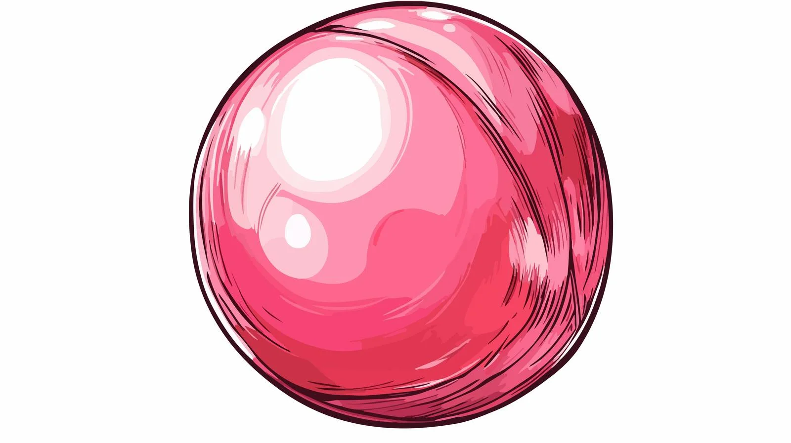 Cartoon Bubble Gum Vector Illustration — free download from Dotvec
