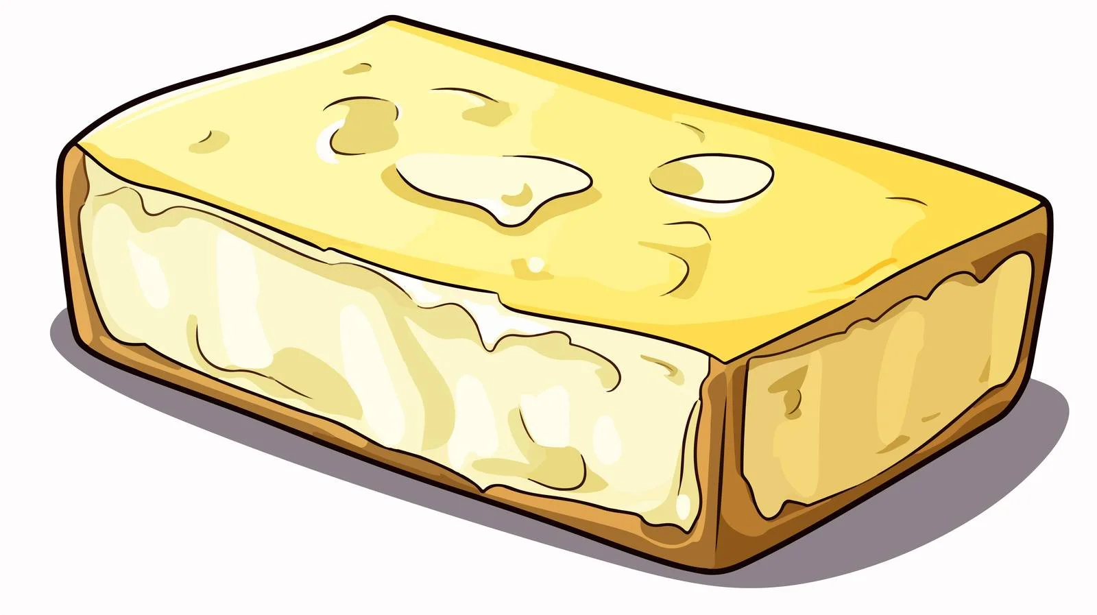 Whimsical Butter Stock Vector Illustration — free download from Dotvec