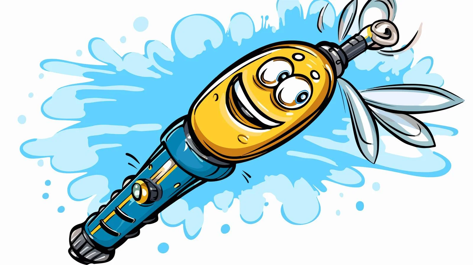 Cartoon Electric Toothbrush — free download from Dotvec