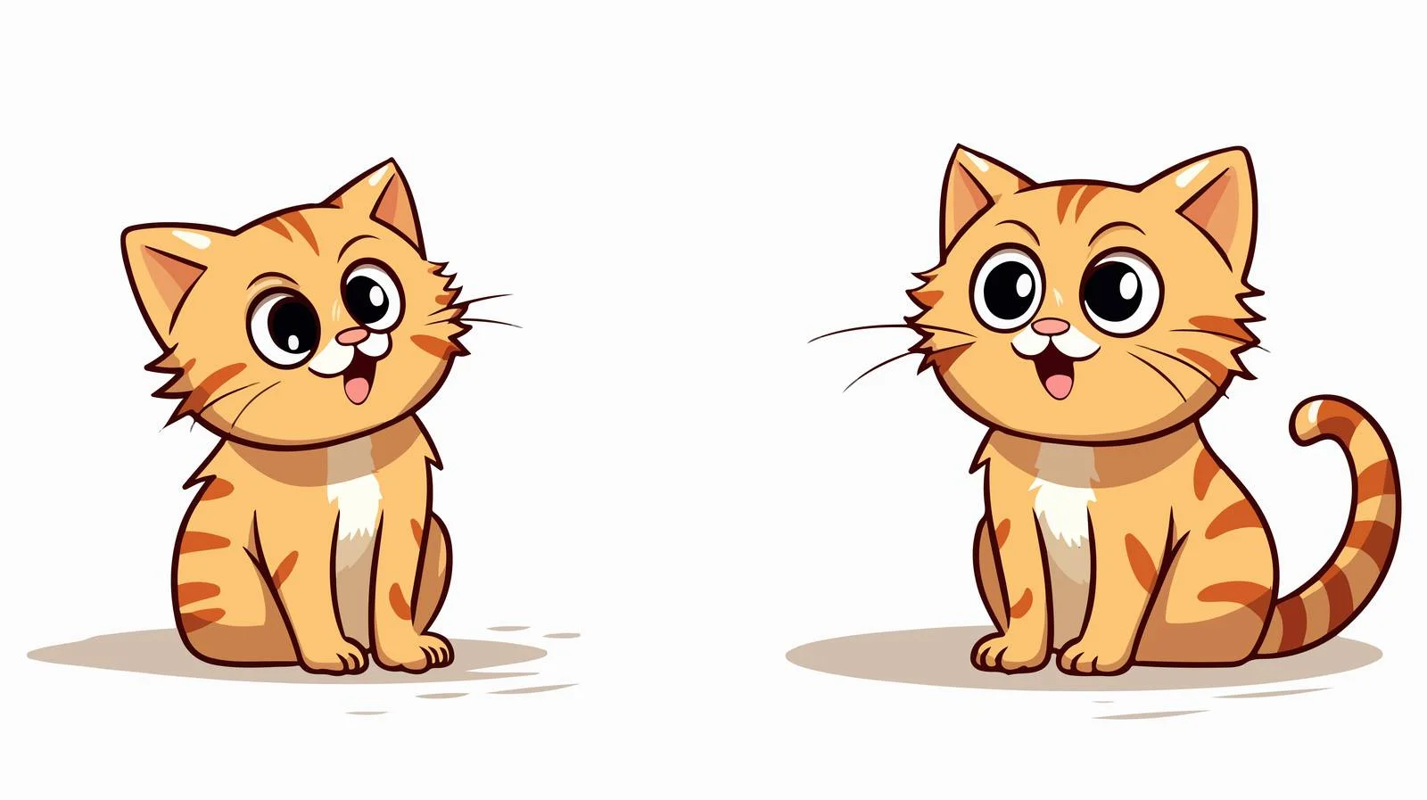 Whimsical Cartoon Cat Illustration — free download from Dotvec