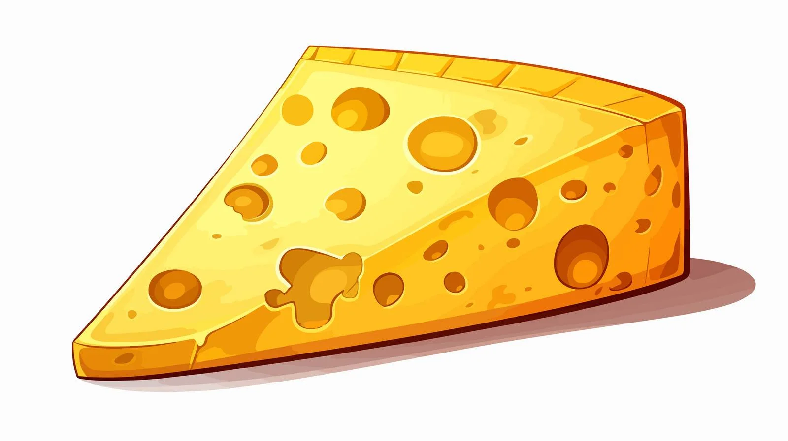Cheese Cartoon Stock Vector Illustration — free download from Dotvec