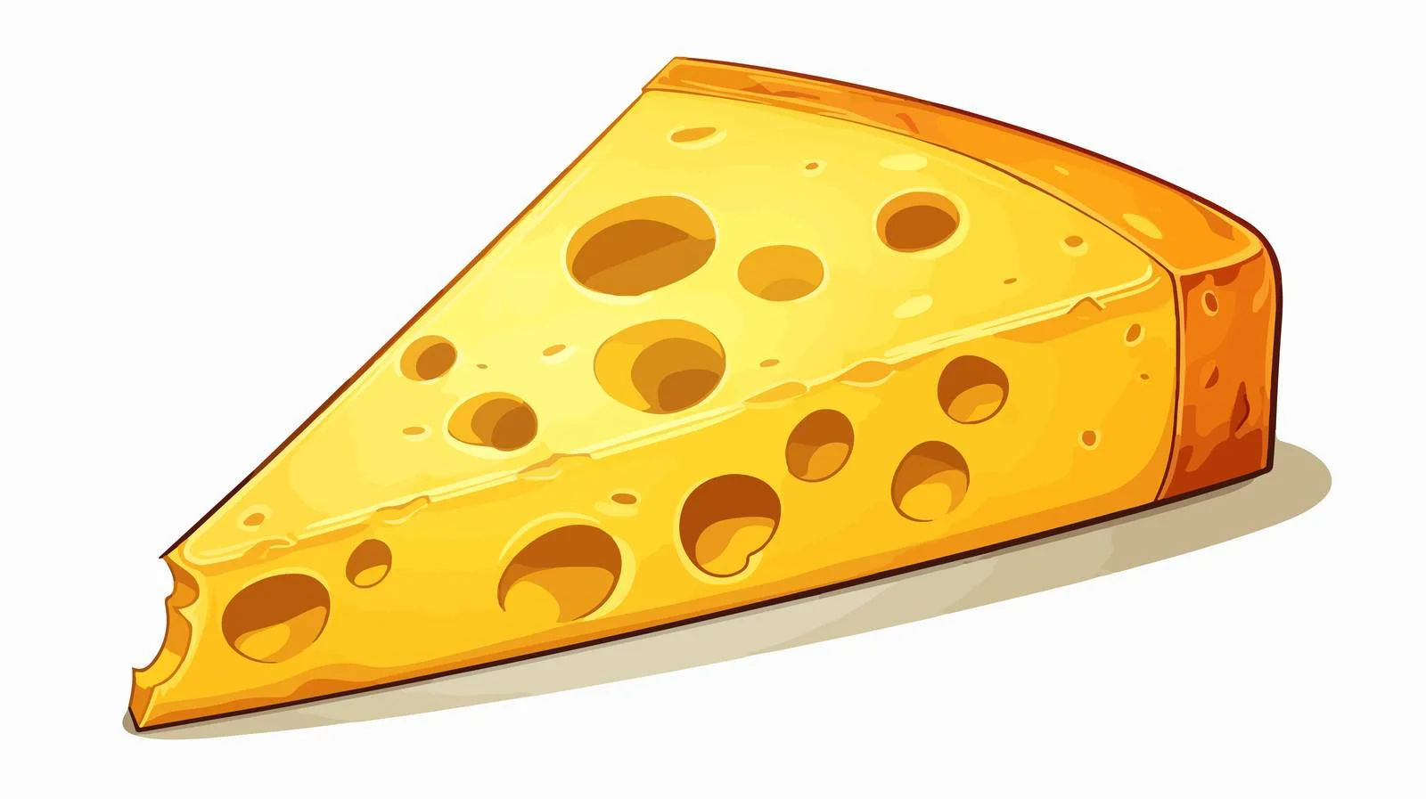 Cheese Cartoon Stock Vector Illustration — free download from Dotvec