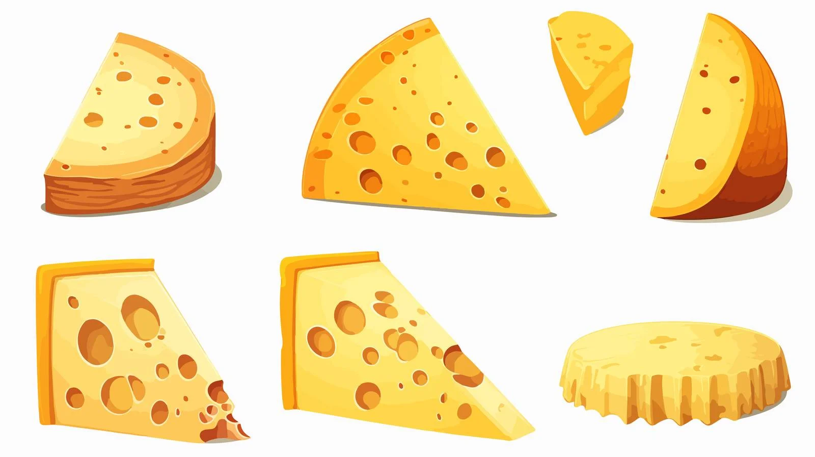 Cheese Cartoon Stock Vector Illustration — free download from Dotvec