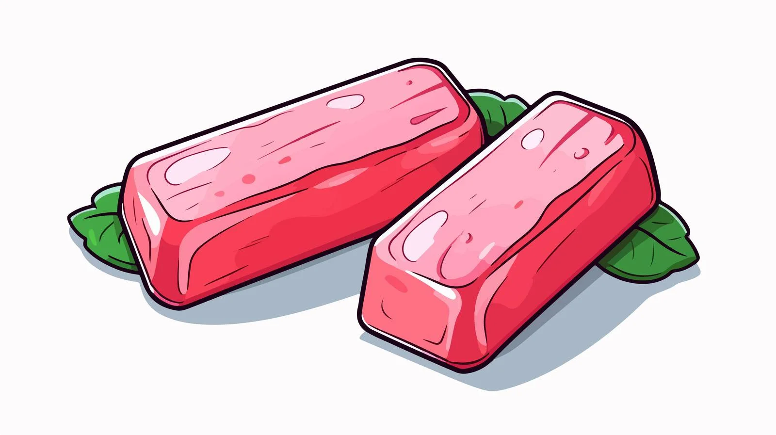 Hand-drawn Cartoon Chewing Gum Vector Illustration — free download from Dotvec