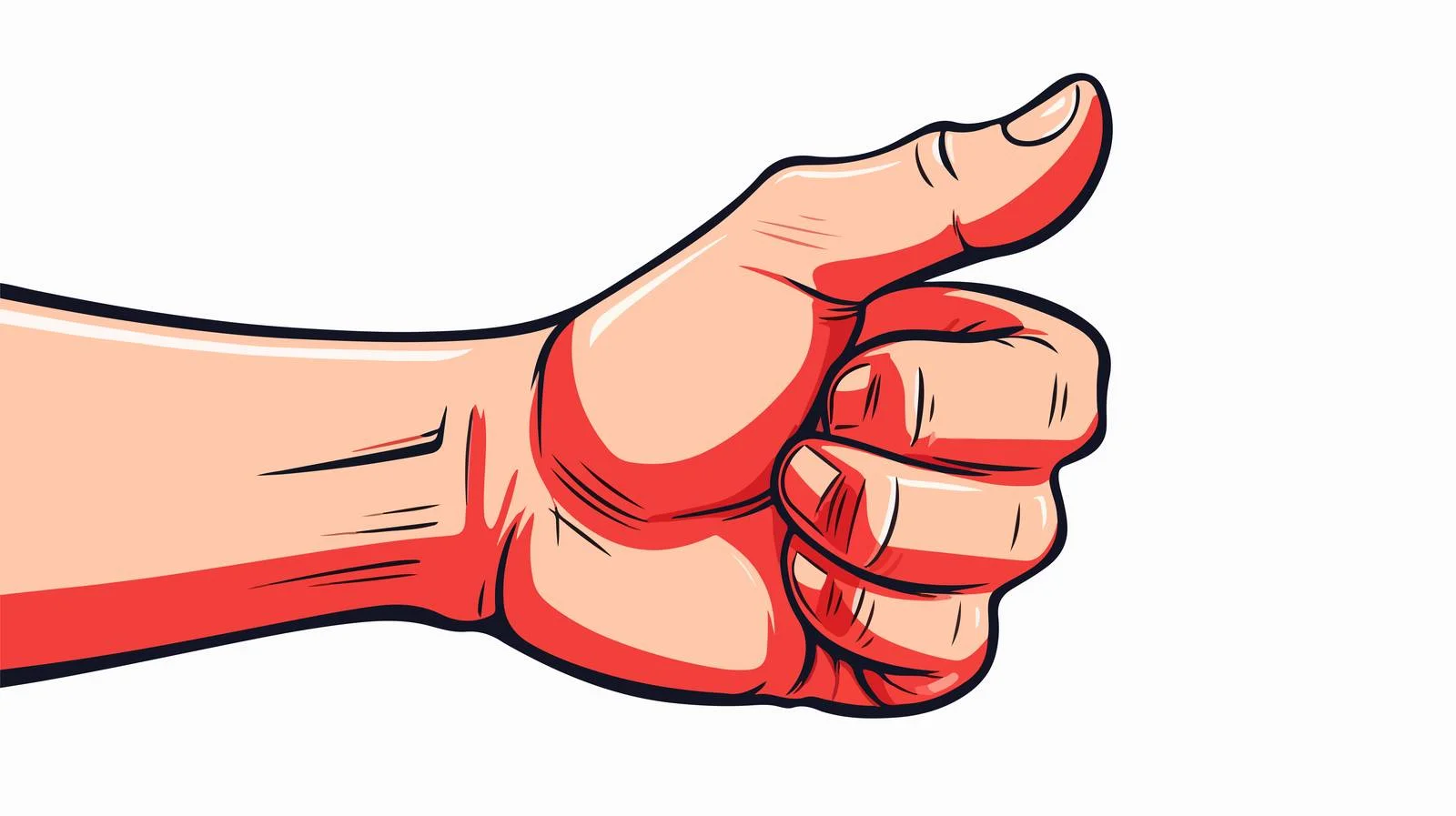 Interactive Cartoon Finger Click Icon — free download from Dotvec