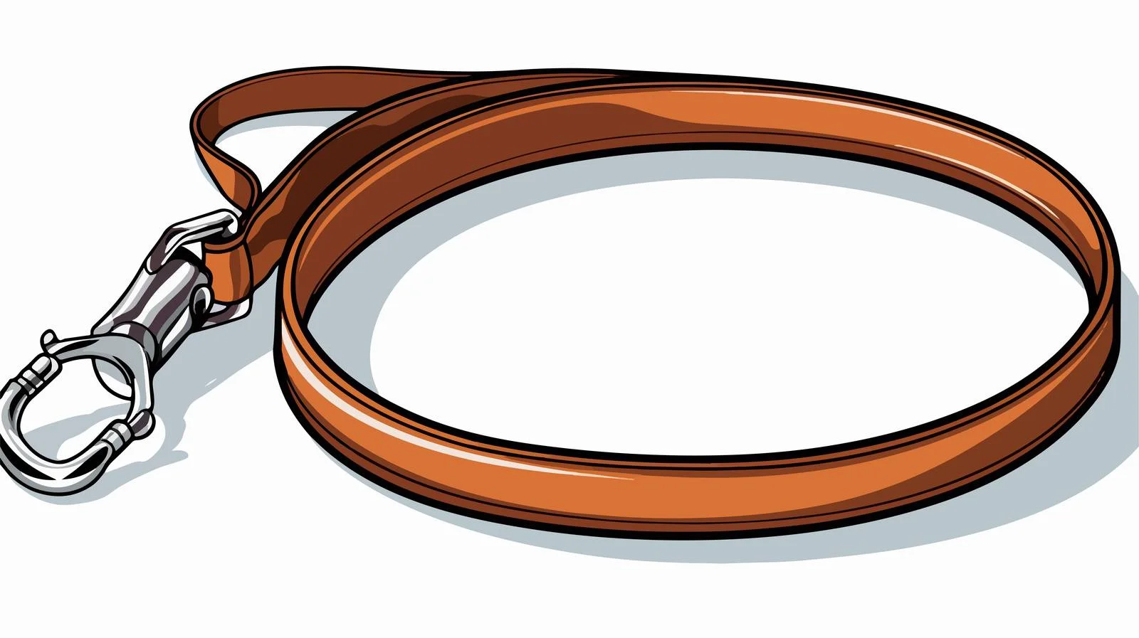 Whimsical Dog Leash Illustration — free download from Dotvec