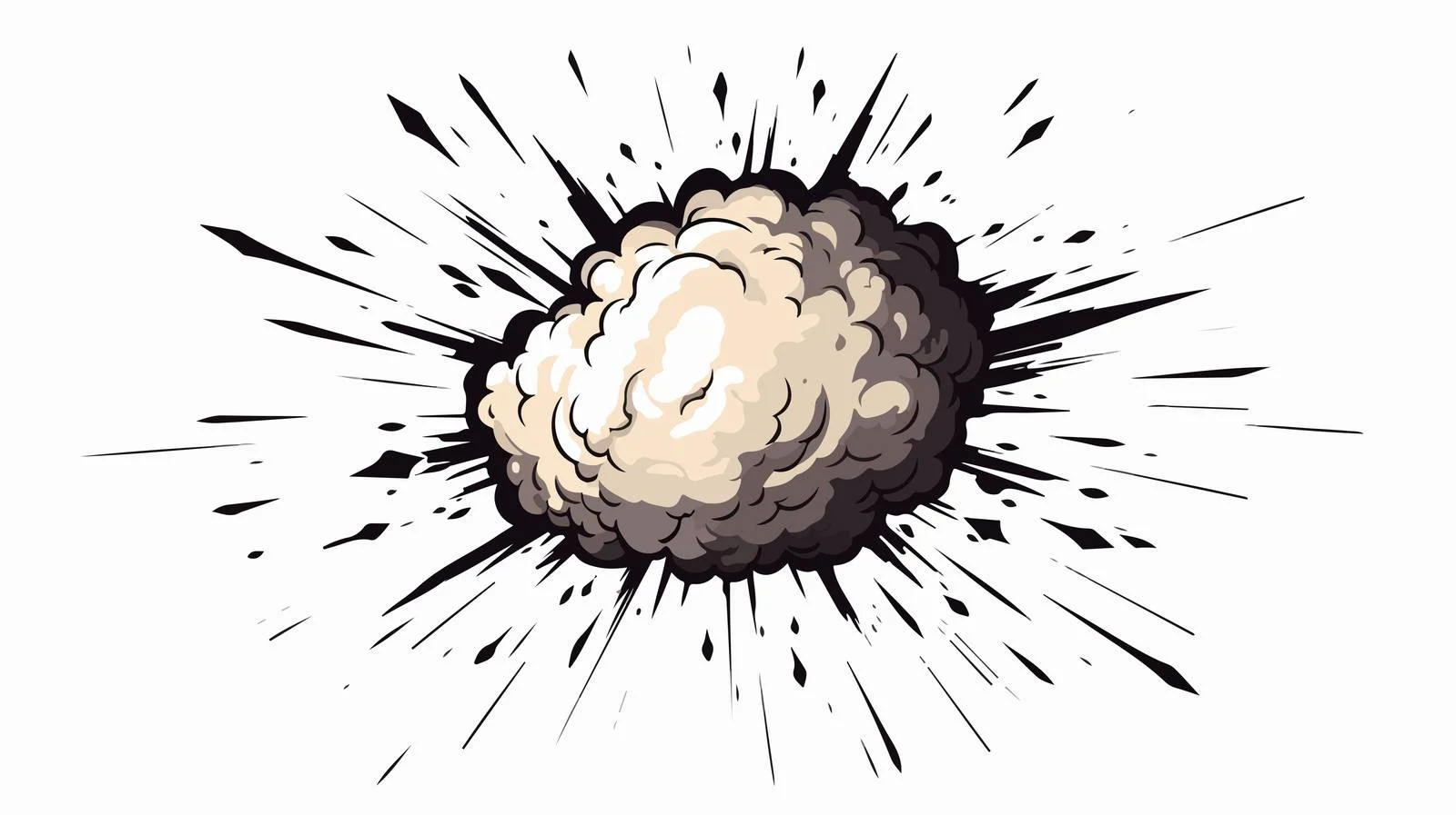 Cartoon Falling Bomb Vector Illustration — free download from Dotvec