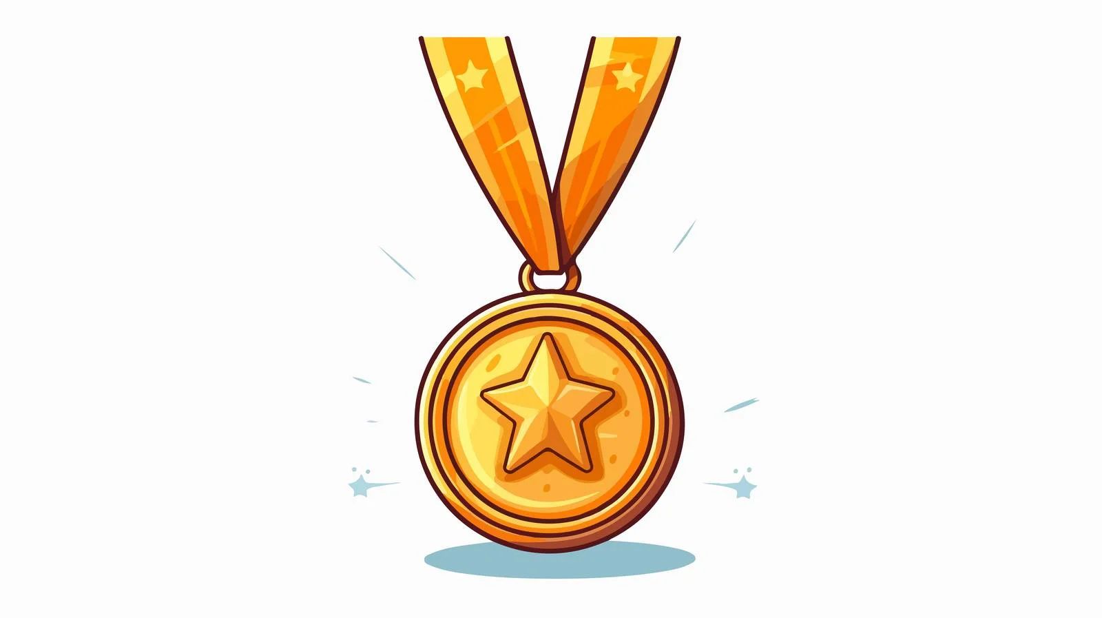 Cartoon First Place Medal Illustration — free download from Dotvec