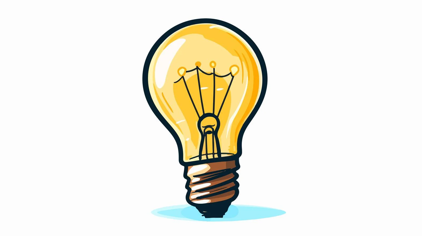Creative Light Bulb Concept Sketch — free download from Dotvec
