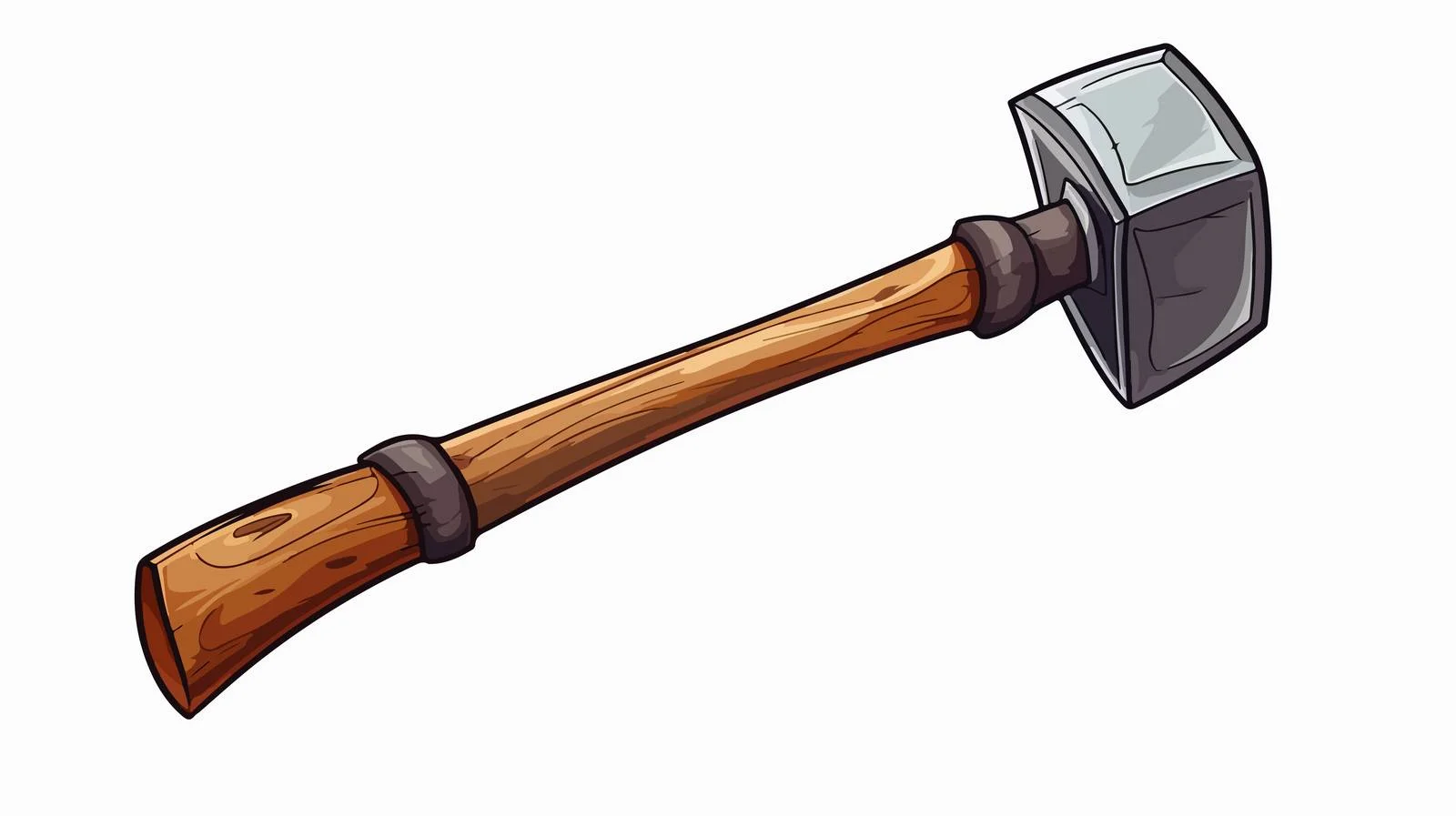 Cartoon Hammer Stock Vector Illustration — free download from Dotvec