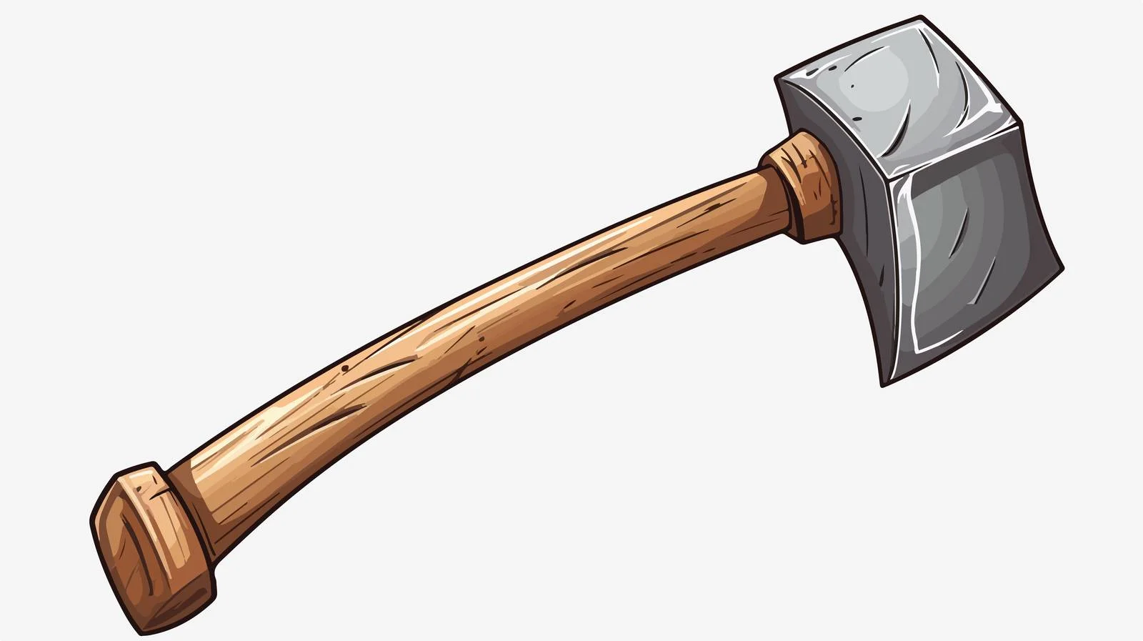 Cartoon Hammer Stock Vector Illustration — free download from Dotvec