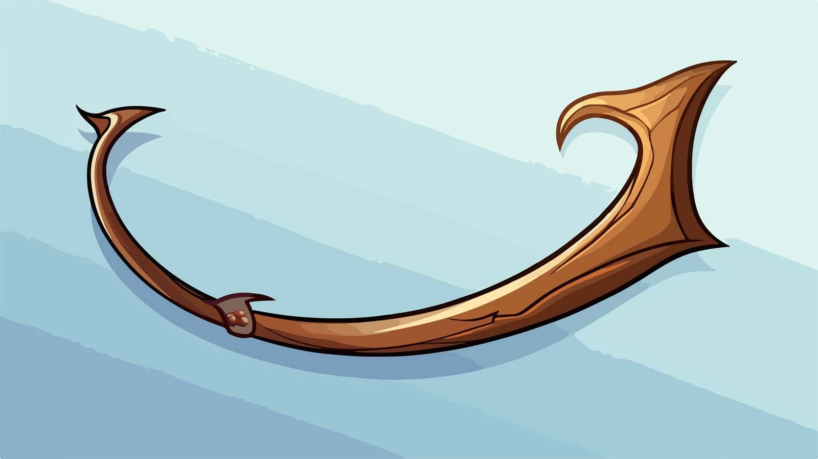 Cartoon Fishing Hook Vector Illustration — free download from Dotvec