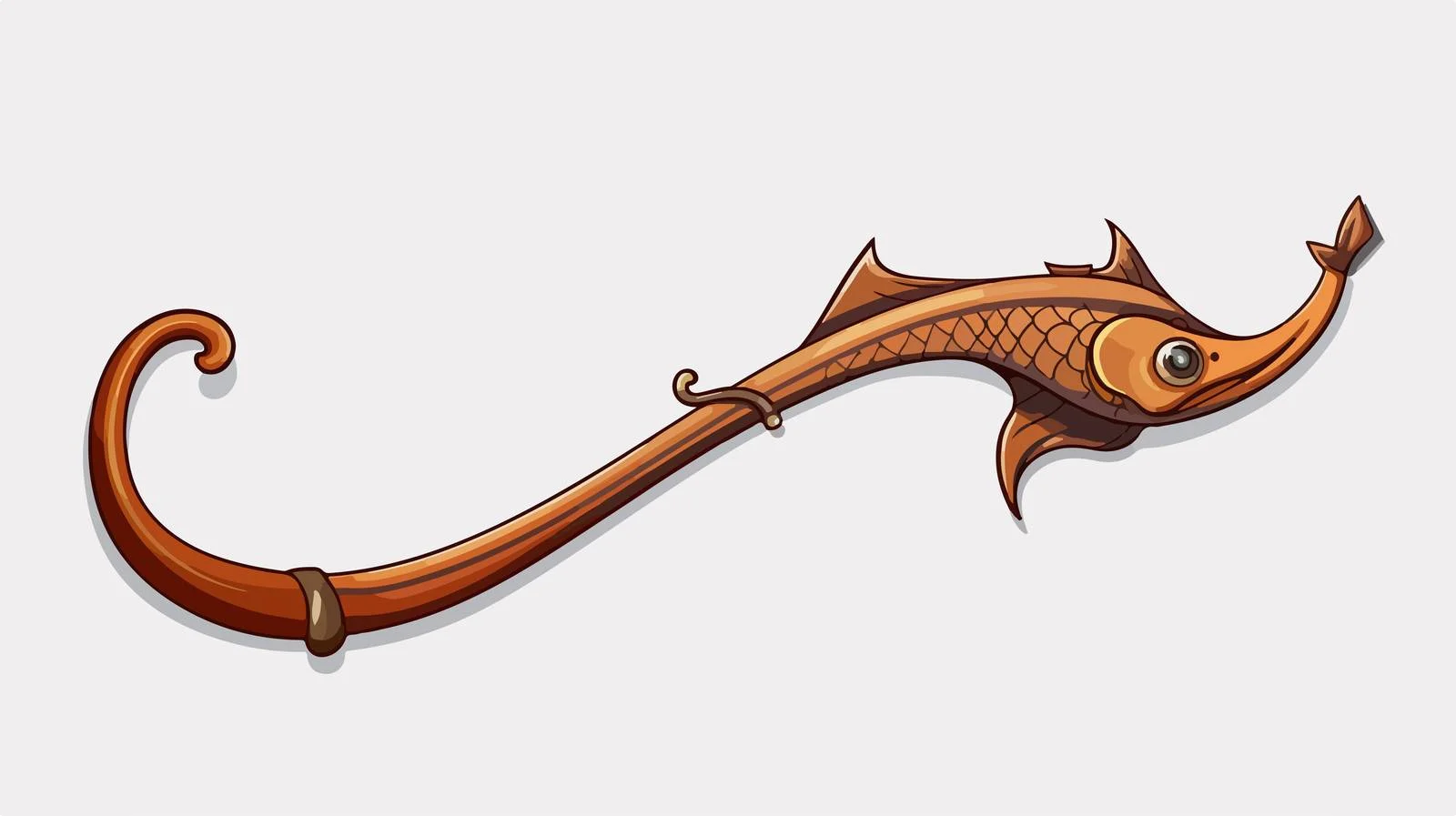 Cartoon Hook Stock Vector Illustration — free download from Dotvec