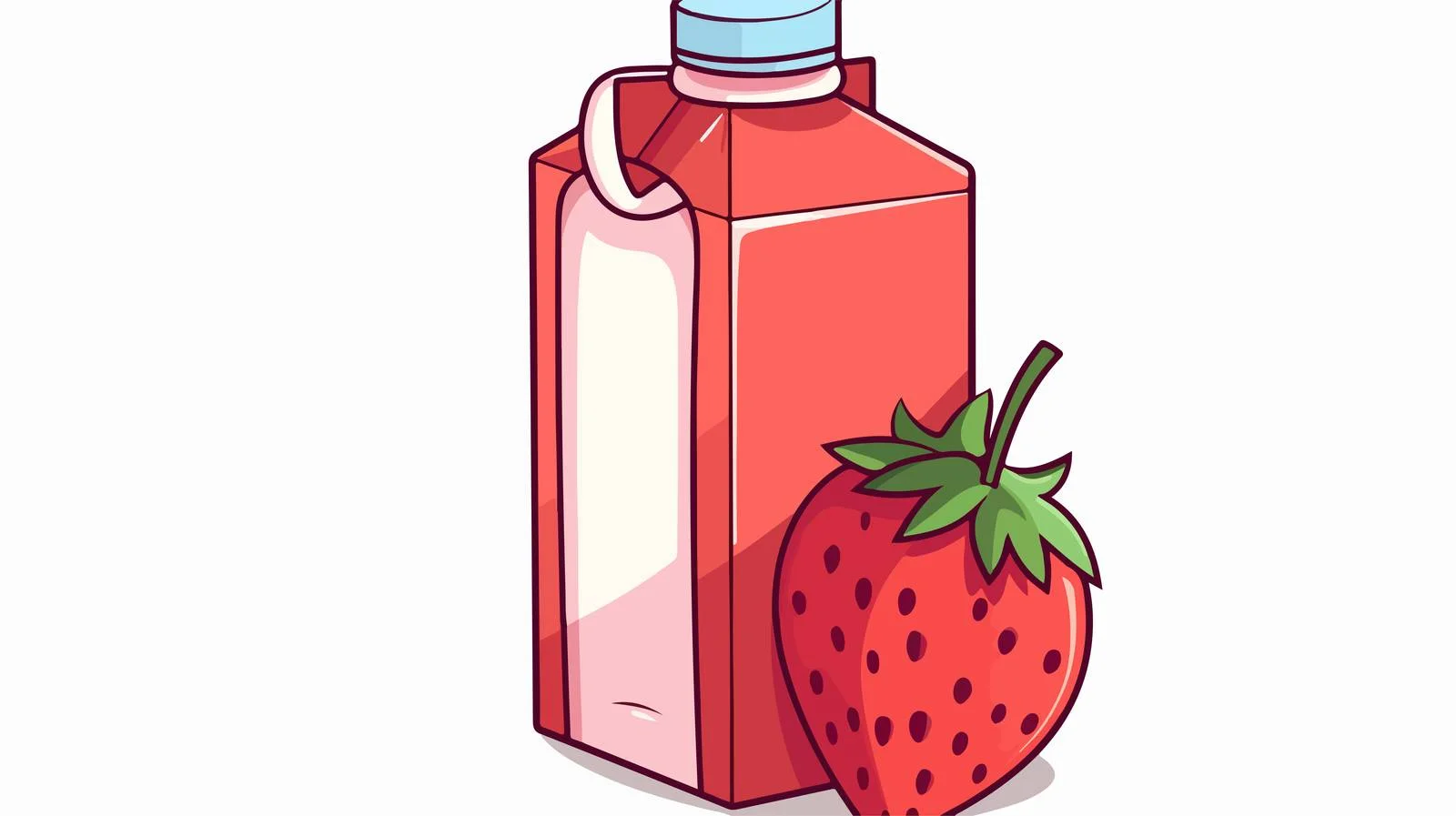 Juice Box Cartoon Vector Illustration — free download from Dotvec