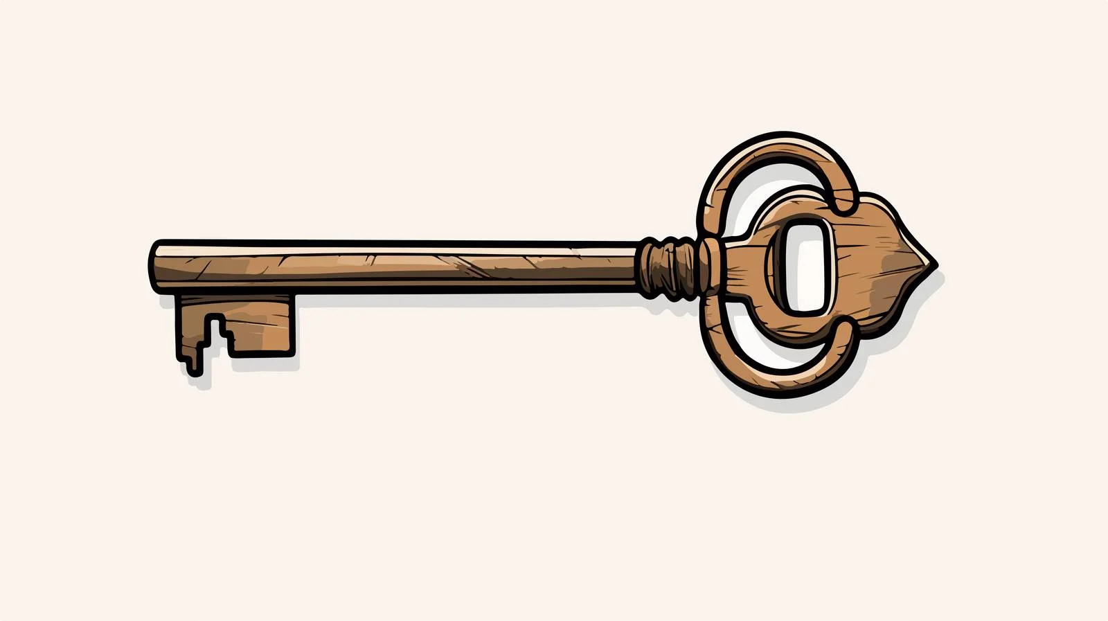 Cartoon Key Tag for Stock Car — free download from Dotvec