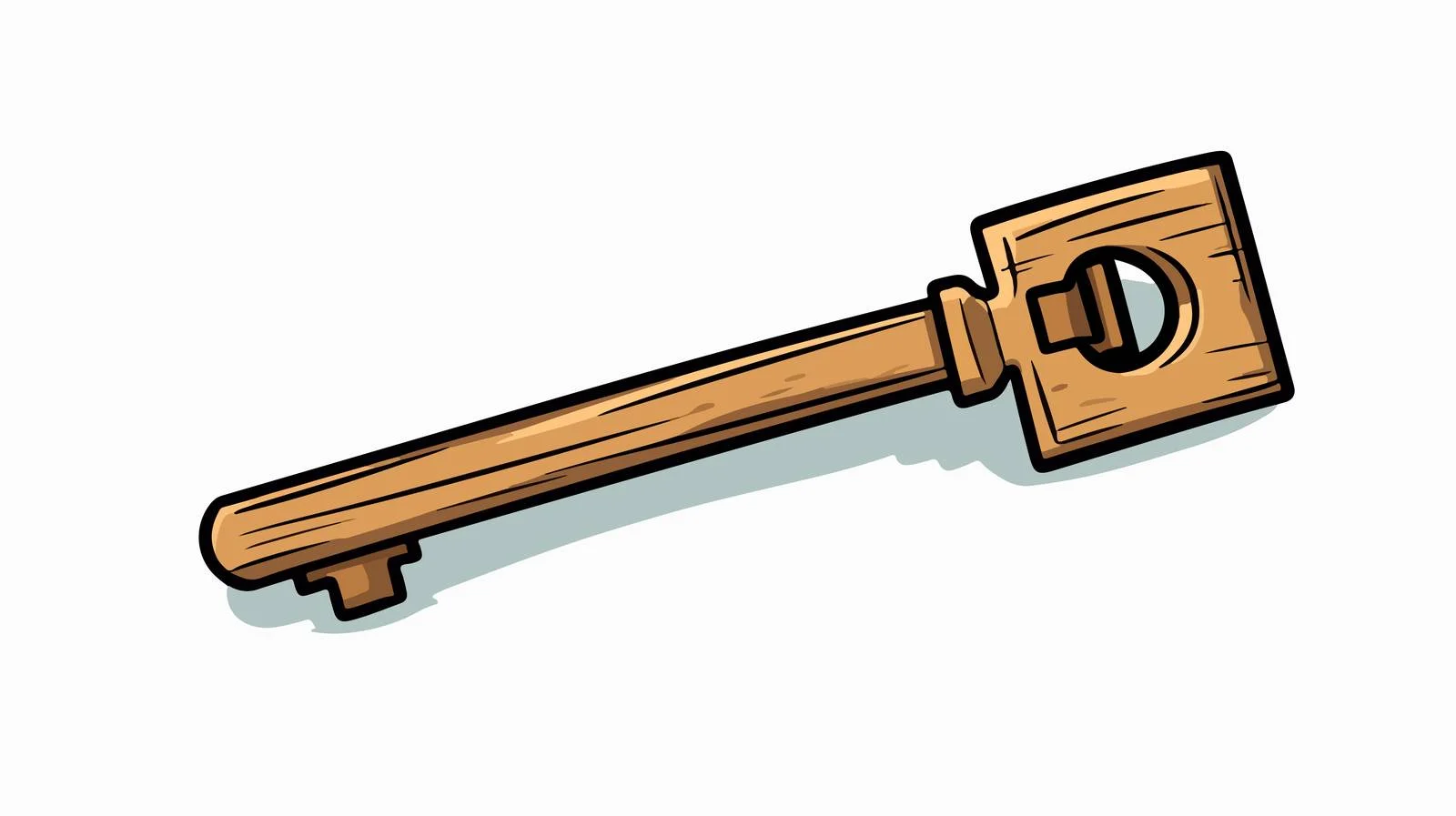 Cartoon Car Key with Tag Vector — free download from Dotvec