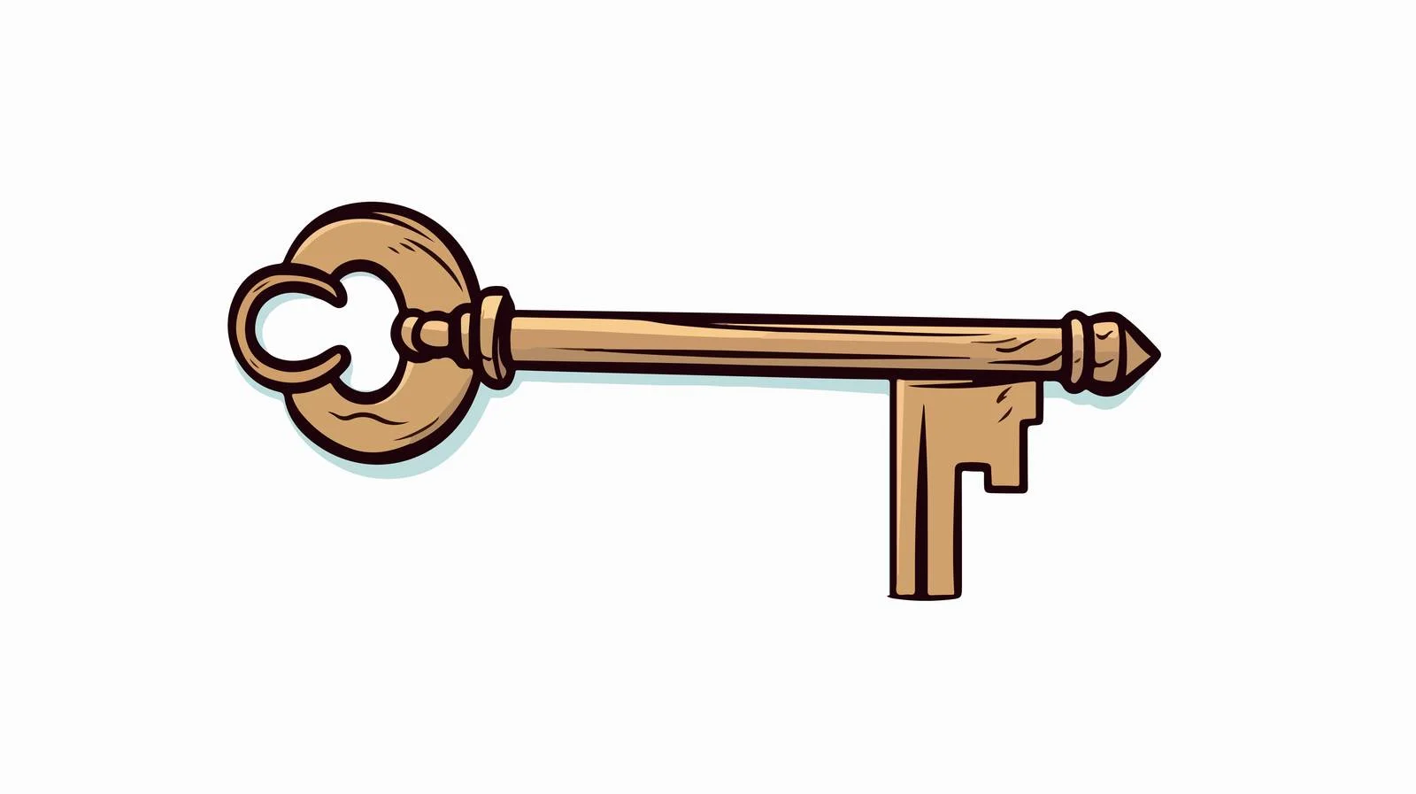 Cartoon Key Tag for Stock Vehicles — free download from Dotvec