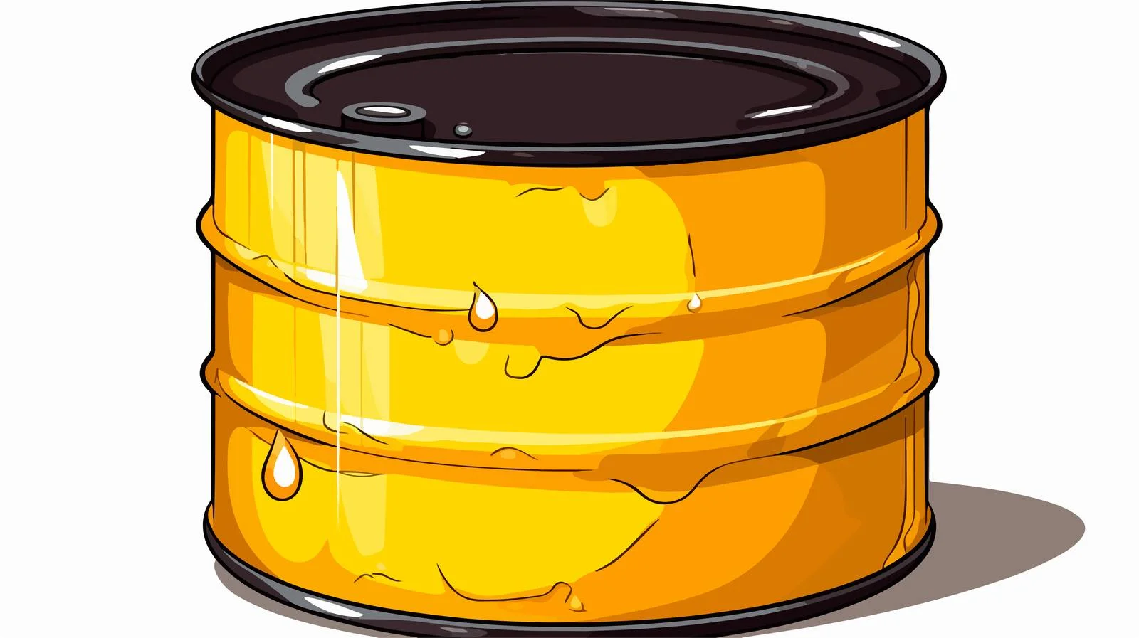 Cartoon Oil Drum Vector Illustration — free download from Dotvec
