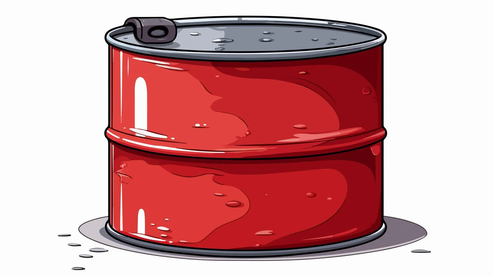 Cartoon Oil Drum Vector Illustration — free download from Dotvec