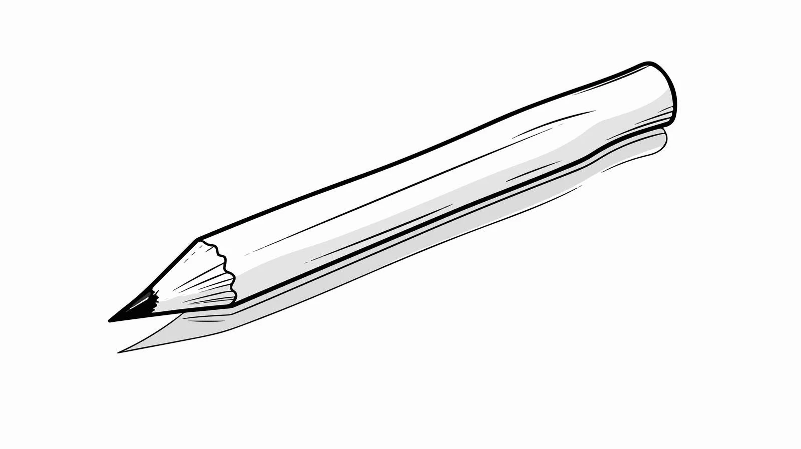 Cartoon Pencil Stock Vector Illustration — free download from Dotvec
