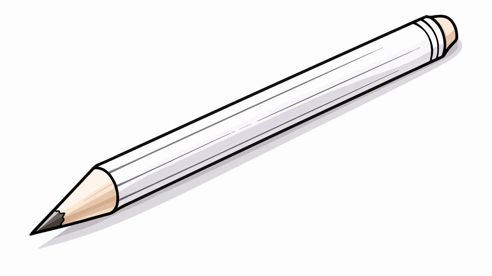 Cartoon Pencil Vector Illustration — free download from Dotvec
