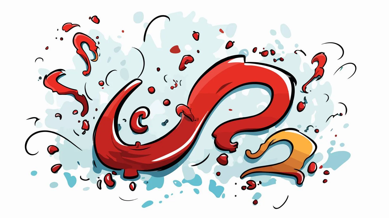 Cartoon Question Mark Vector Illustration — free download from Dotvec