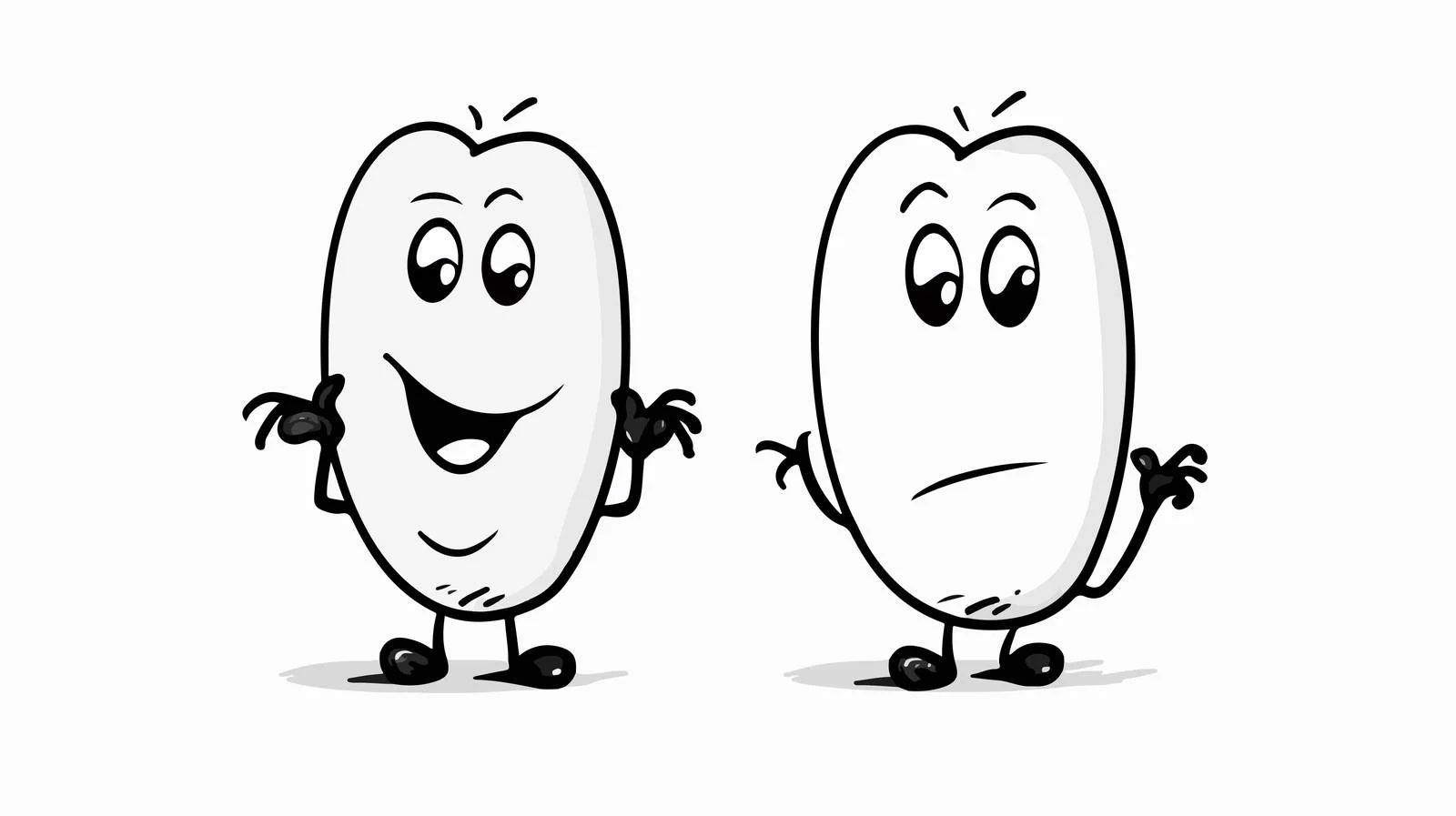 Quirky Cartoon Quotation Marks Illustration — free download from Dotvec