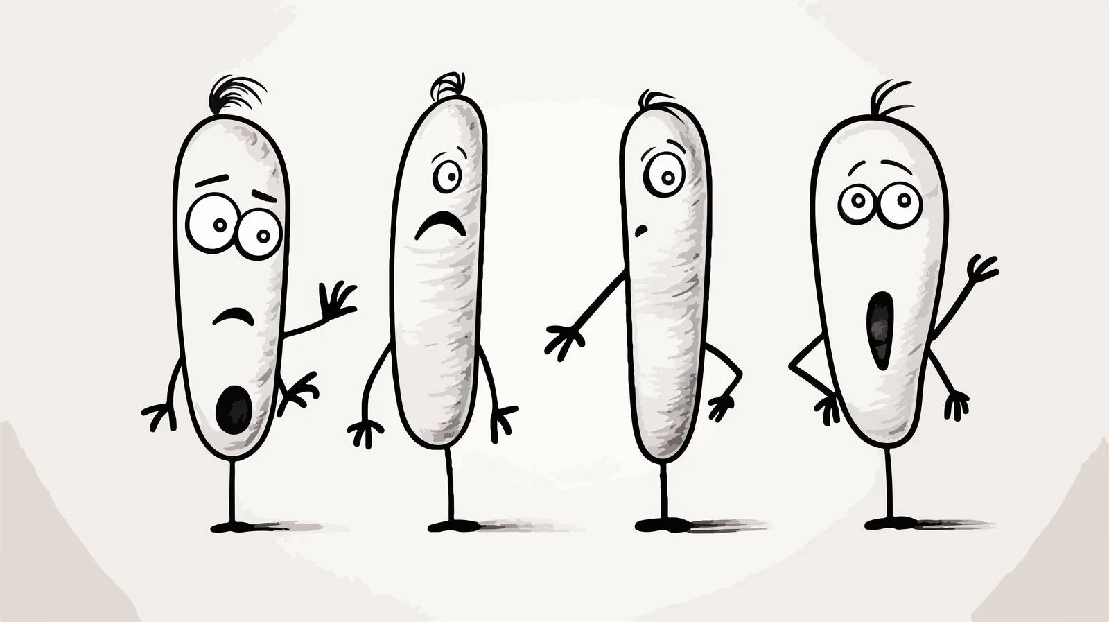 Quirky Quotation Marks Illustration — free download from Dotvec